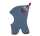 Pickapooh Max 54 jeans Schlupfmütze aus Wollfleece kbT