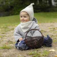 Pickapooh Babymütze Tilda 42 natur melange aus Wollfleece kbT