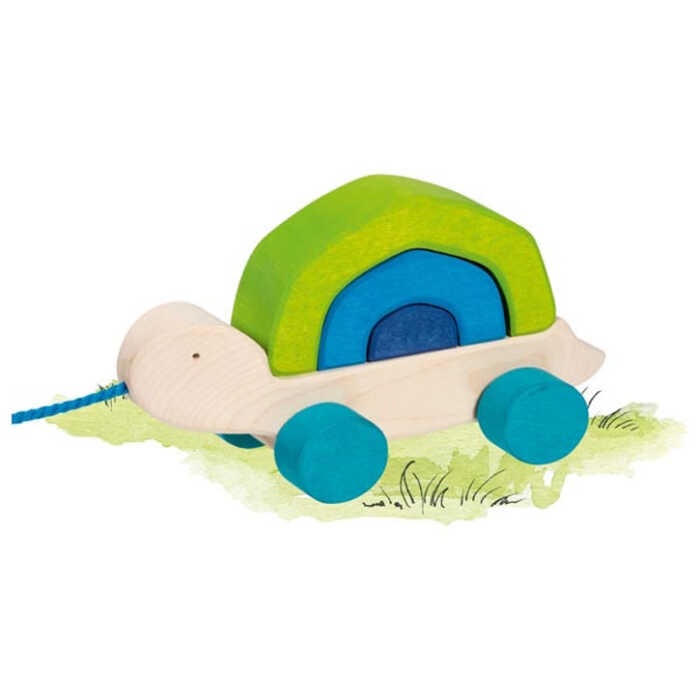 Goki Ziehtier Schildkröte Tortuga 1+ aus Holz
