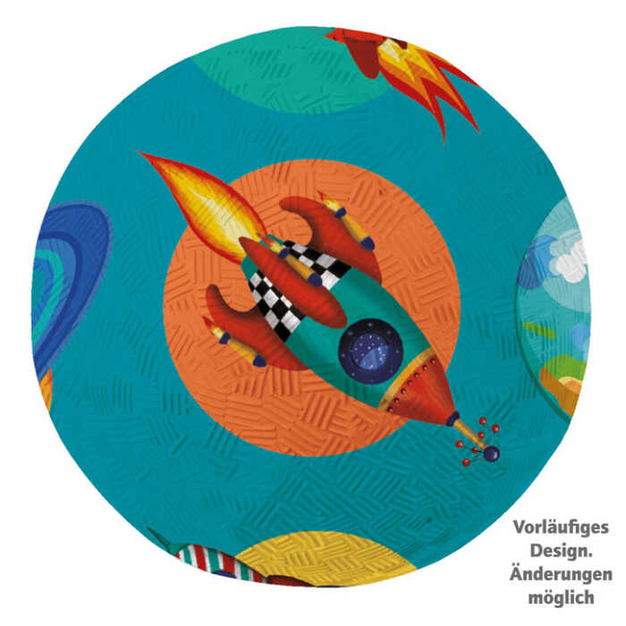 Lutz Mauder Kinderball groß Raketen und Planete Ø 18cm