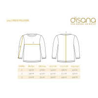 Disana Strick-Pullover 134/140 Karamell aus Schurwoll kbT