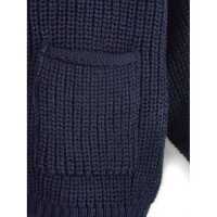 Halfen Kinder Grobstrick-Cardigan mit Tasche Wolle kbT