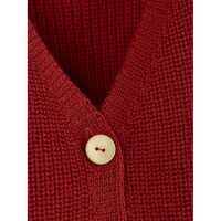 Halfen Kinder Grobstrick-Cardigan mit Tasche Wolle kbT