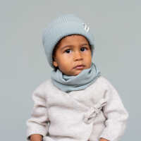 Halfen Strick-Beanie Merinowolle Kinder Wintermütze