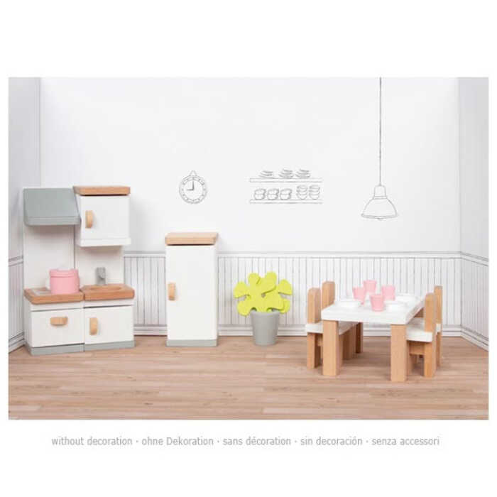 Goki Puppenhausmöbel Style Küche aus Holz