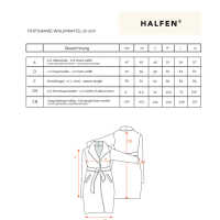 Halfen Damen Walk-Mantel Daria mit Taillengürtel