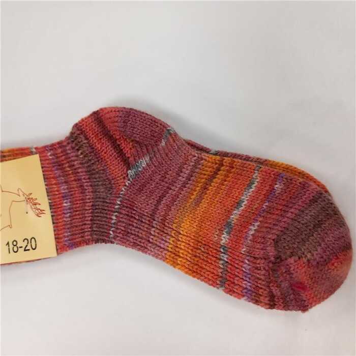 Hirsch Natur Kinder Socken 23/24 Obst Wolle kbT GOTS