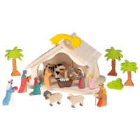 HOLZTIGER Puppenhaus montiert 3+ Holz