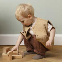 GoBabyGo 27-30 Brown Melange Stoppersocken aus Wolle
