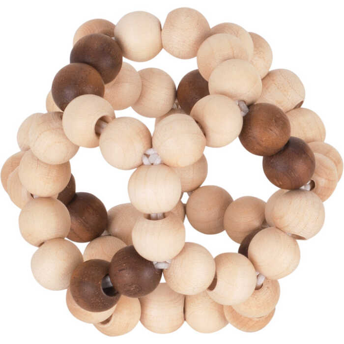 Goki Baby Greifling Elastik Ball, nature 0+ Holz