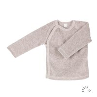 Iobio Baby Wickelhemd beige melange 50/56 Nicki GOTS