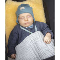 Pickapooh Radler sea green Gr.36 Wolle kbT/Seide Kindermütze