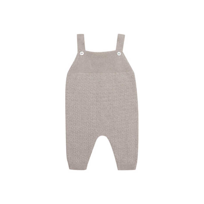 Puri Baby Latzhose 74/80 tan Biobaumwolle kbT/Seide GOTS