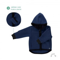 Iobio Kinder Winter Jacke Style MILO aus Wollwalk kbT