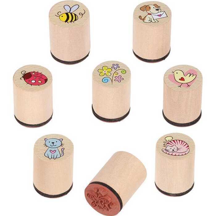 Goki Kinder Stempel Vogel 3+ Holz