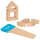 Goki Kinder Säge und Holzbausteine mit Klettverbindungen 2+ Holz