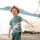 Enfant Terrible Shirt mit Haiapplikation steel blue
