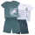 Enfant Terrible Shirt mit Haiapplikation steel blue