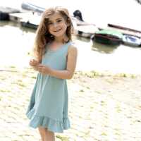 Enfant Terrible Kleid mit Schmetterlingsapplikation Baumwolle kbA GOTS