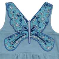 Enfant Terrible Kleid mit Schmetterlingsapplikation Baumwolle kbA GOTS