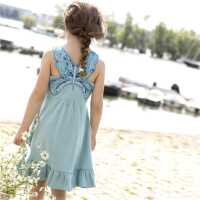 Enfant Terrible Kleid mit Schmetterlingsapplikation Baumwolle kbA GOTS
