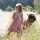 Enfant Terrible Kleid mit Schmetterlingsapplikation Baumwolle kbA GOTS