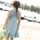 Enfant Terrible Kleid mit Schmetterlingsapplikation Baumwolle kbA GOTS