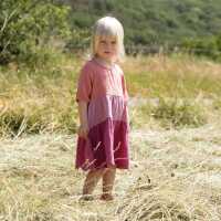 Enfant Terrible Musselin Kleid Colourblocking mallow-apricot