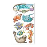 Lutz Mauder Kinder Tattoo süße Meerestierchen...
