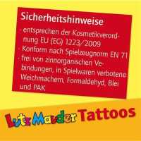 Lutz Mauder Kinder Tattoo süße Meerestierchen (10,5x5,6cm)