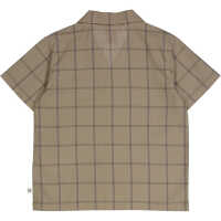 Müsli Kinder Hemd Check s/s shirt Cashew