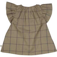 Müsli Babykleid Check dress Cashew