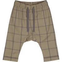Müsli Babyhose Check pants baby Cashew