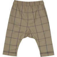 Müsli Babyhose Check pants baby Cashew