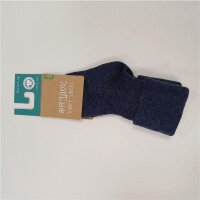 bls Feine Baby Umschlag Socke 19/20 marine aus Bio...