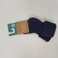 bls  Baby Umschlag Socke 17/18 marine aus Bio...