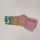 bls  Baby Umschlag Socke 19/20 rose aus Bio Baumwolle/Kaschmir GOTS