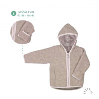 Iobio Kinder Jacke Style MILO Wollvlies kbT GOTS