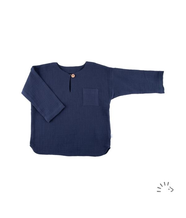 Iobio Kinder Langarmshirt Musselin GOTS