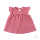 Iobio Lena Babyshirt mit Rüschen raspberry Musselin Top GOTS