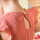Iobio Lena Babyshirt mit Rüschen raspberry Musselin Top GOTS