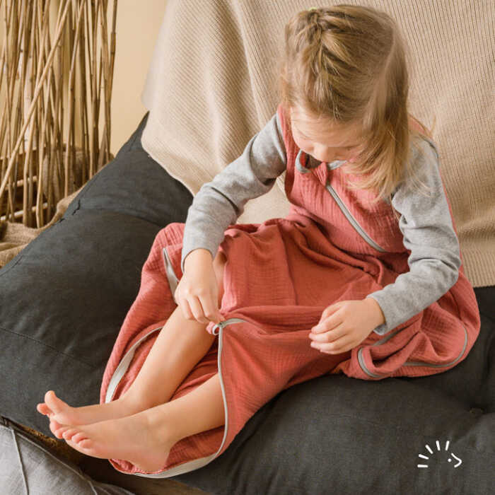 Iobio Kinder Sommerschlafsack Musselin GOTS