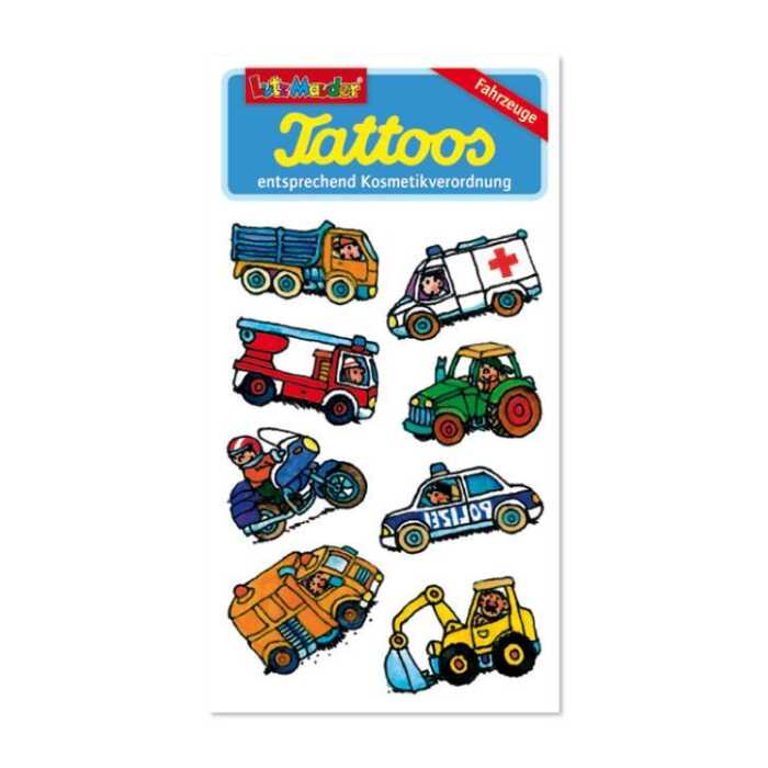 Lutz Mauder Kinder Tattoo Fahrzeuge (10,5x5,6cm)