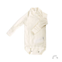 Iobio Baby Wickelbody langarm Wolle kbT/Seide GOTS