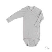 Iobio Baby Wickelbody langarm Wolle kbT/Seide GOTS