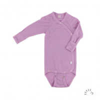 Iobio Baby Wickelbody langarm Wolle kbT/Seide GOTS