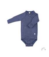 Iobio Baby Wickelbody langarm Wolle kbT/Seide GOTS