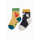 Frugi Grippy Socks 2 Pack, Indigo/Owl
