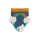 Frugi Grippy Socks 2 Pack, India Ink/Rainbow