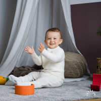 Iobio Baby Wickelhemd Wollstrick kbT